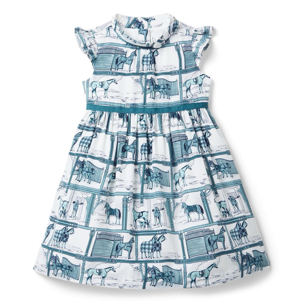 Janie and Jack horse print dress